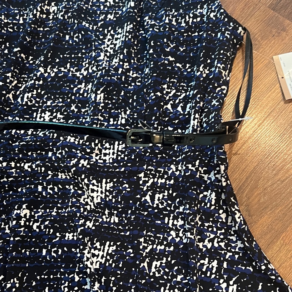 Kasper Black and White Midi Dress - Picture 7 of 16